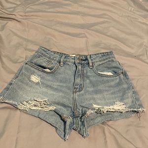 High rise shorts